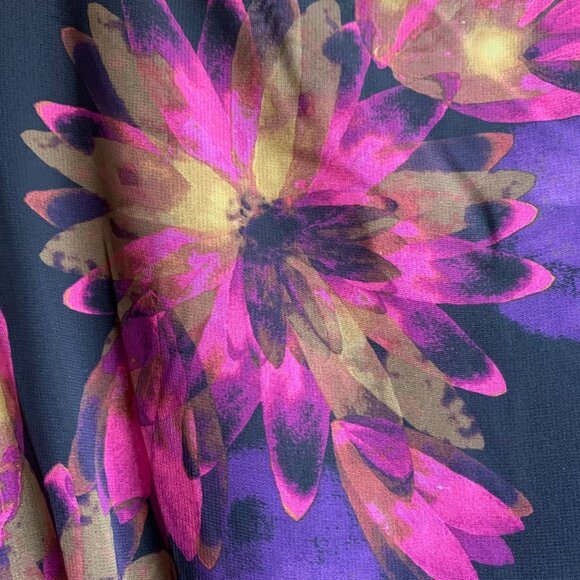 NWOT Taylor Woman Fit & FlareChiffon Knee Length Dress  22W - Picture 3 of 5